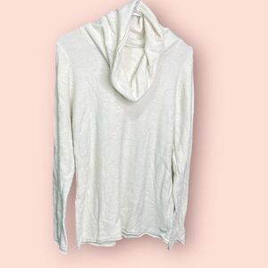 Columbia Cowl Neck Long Sleeve Sweater Sz L Cream